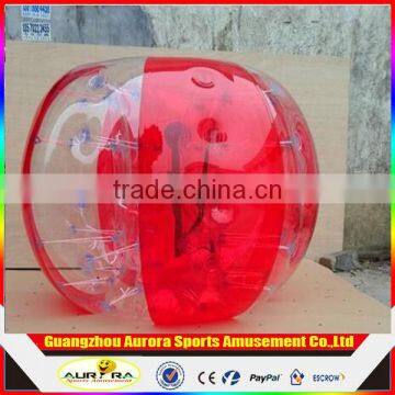 best popular colorful Fighting bubble ball soft bubble suit inflatable body zorb ball