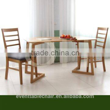 Hot Sale Oak Wood Dining Table and Chair Solid Wood Furniture Chair Table photo-3
