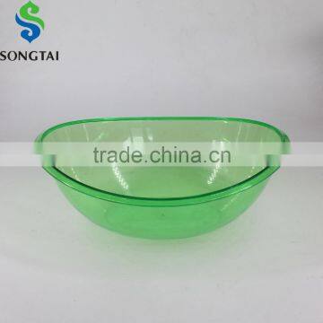 transparent colour mixing bowl salad bowl plastic