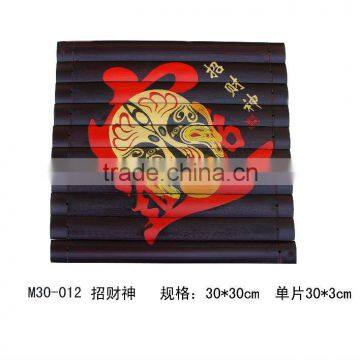 bamboo slip print picture theme the god of wealth