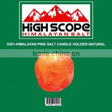 HIMALAYAN PINK CRYSTAL SALT NATURAL TEA LIGHT CANDLE HOLDER