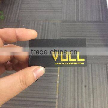 Custom High Quality Hang Tags Swing Tags With Gold Stamping Logo photo-2