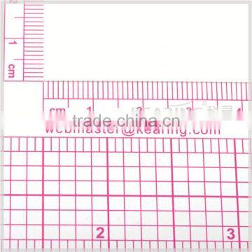 Kearing Flexible L Shaped Ruler 12'' / 26 cm Clear Plastic Garment Design Ruler for Sew Area #5812 photo-2