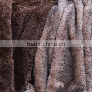 New Style Tip Dyed Faux Fur Blanket Throw Factory Price High Quality Wholesale photo-3