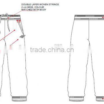 Professional Manufacturer From Jiangxi,China Design Boys' Fleece Pants Trousers 100% Polyester Fleece,240g Brushed Inside