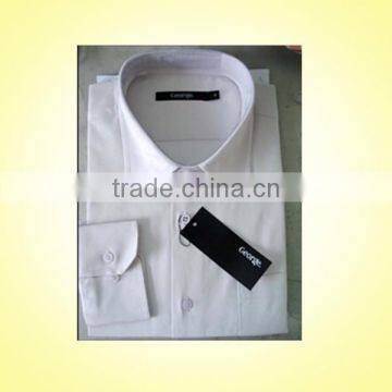 wholesale mens white dress shirt stock, 140706g