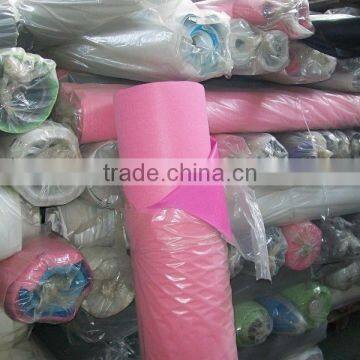 PU Artificial Leather with Non woven Backing Stock lot for Shoes