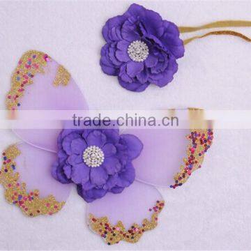 25x 20 cm Unique Design Healthy Material Baby Decorative Butterfly Wings & Headband Photo Props Baby Photography Props photo-4