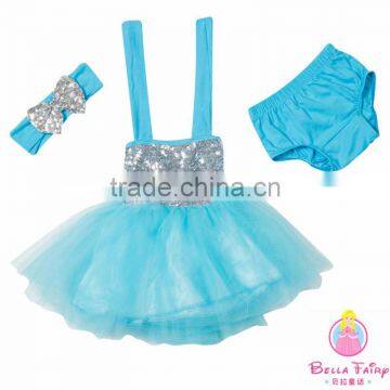 Wholesale Hot Fashion New Design Kids Sequin Tutu Dress Birthday Party Dress photo-4
