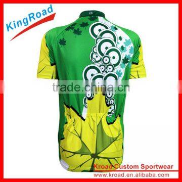 OEM Sublimation Print Team Wholesale Bright Cycling Jersey photo-4