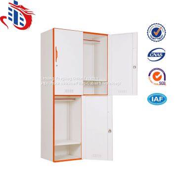 China Factory Dirct Office Clothes Wardrobe 4 Doors Steel Lockers photo-2