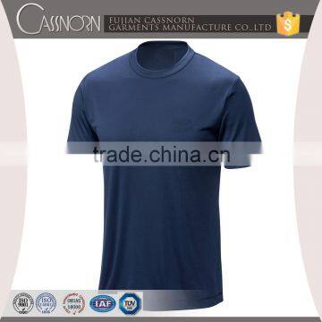 Soft Pure Colors Collarless Sport Man T-shirt for Running photo-3
