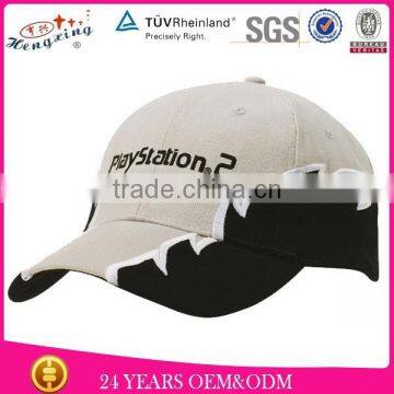 Mesh 6 Panel Applique Baseball Make Custom Fitted Hat photo-3