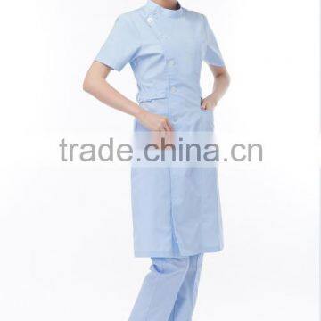 2016 Juqian Factory Custom Uniform Fashionable Staff Nurse Uniform Designs photo-4