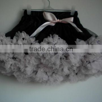 grey baby girl fluffy pettiskirts girl's tutu skirts