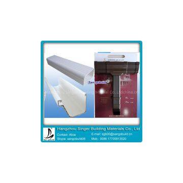 2015 New Fashinal Style Roof Products PVC Rain Gutter/Plastic Rain Gutter