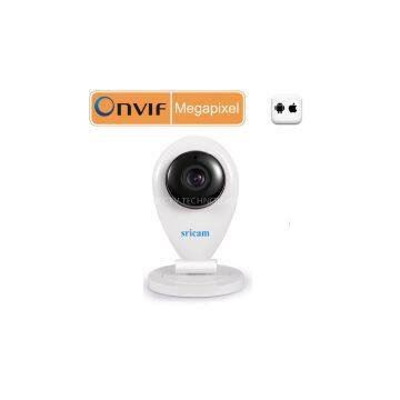 Sricam SP009 H.264 Onvif Whistle Alarm Function Wireless 128G Micro SD Card Record P2P IP Wifi Camera