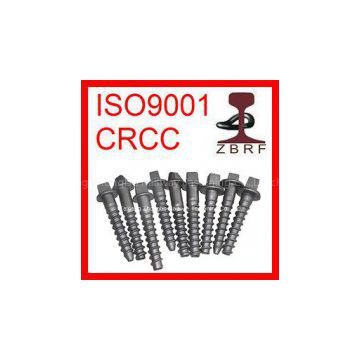 customized Design Railway Screw Spike Sleeper Screw for Railroad