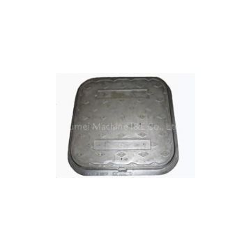 D400 Square ductile iron sanitary manhole cover 600*600