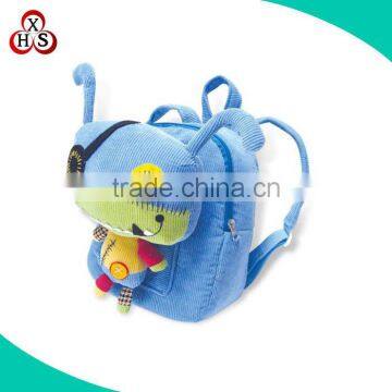 Wholesale school backpacks kids animal plush monster backpack