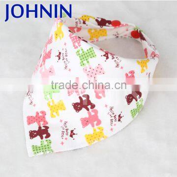 ECO-friendly wholesale custom design triangle baby bandana drool bibs