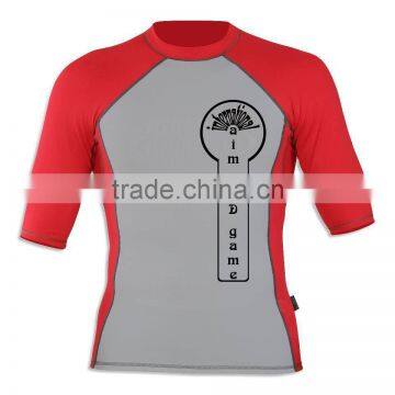 Compression rash guard