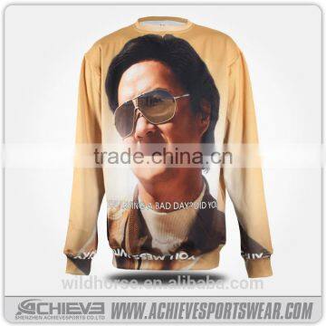 2017 custom wholesale sweaters, design your own women's sweatshirt