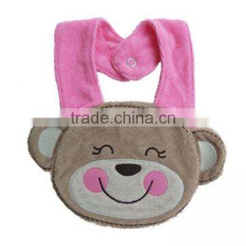 fancy bear cotton infant bandana bibs