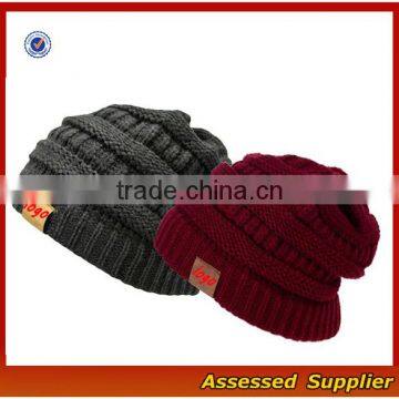 Custom cheap men&women unsiex ccbeanie hat winter warm knitted beanie hat ski beanie cap