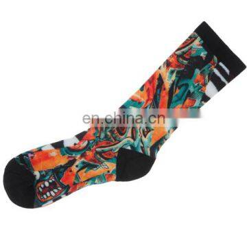 custom new design high quality sublimated socks