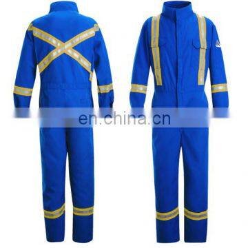 100%Cotton Fire Retardant Coverall for Welder Used Blue Wear Rough Workwear