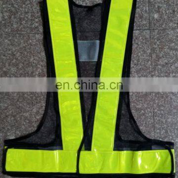 Reflective Safety Vest for Running Jogging Black Mesh