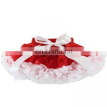 2016 Spring Style Fashion Red Rainbow Tutu Skirt With Green Ribbon photo-6