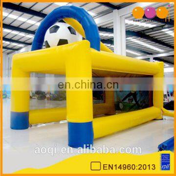 AOQI big discount inflatable football game indoor football field home yard inflatable football goal for sale