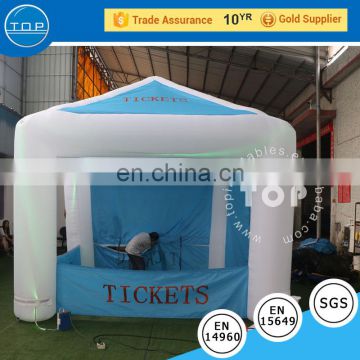 TOP inflatable tent with light corner tent with windows for sale