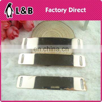 2015 rose gold decorative metal bar trim for garment