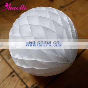 A02PH White honeycomb paper ball