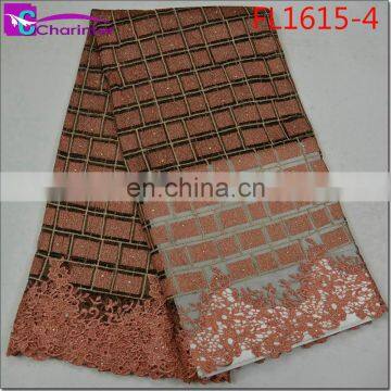 Hot Sale African Fashion Lace Fabrics FL1615 photo-3