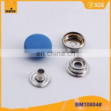 Round Plastic Nylon Cap Shank Snap Button for Coat BM10804