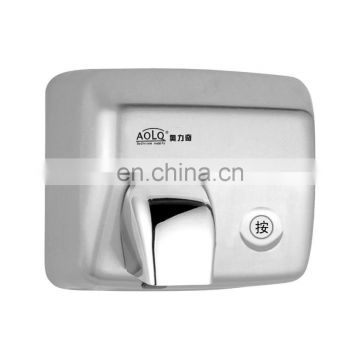 Stainless steel hand dryer high speed manual professional manufacturer bathroom electric hand dryer cleaning