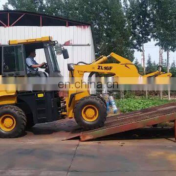 Earth moving machine ZL16F 1600kg CE Certified Europe Market Small front end loader