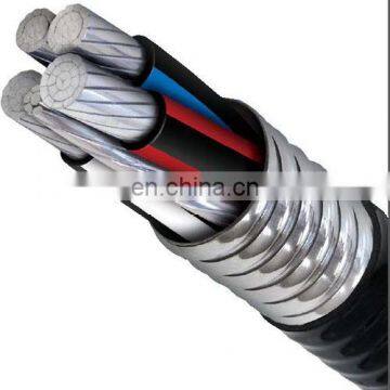 UL1569 standard UL listed 3 phase and ground metal clad Teck cable 90 for the Canadian market