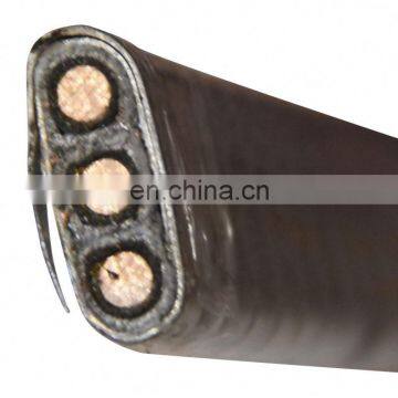 HUATONG TYPES 3X33mm2 Power Cable For Electrical Submersible Pump (ESP) Cable Armor Standard Galvanized Steel