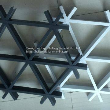 Square Aluminium Grille Metal Environmental Art Ceiling photo-2