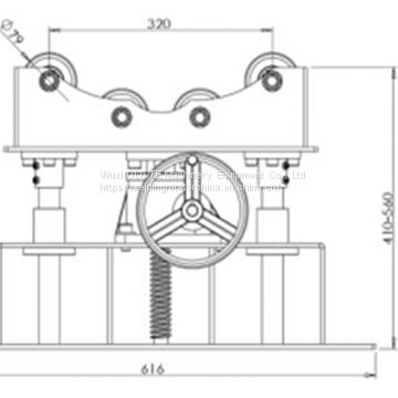 TG-600A Supporting Roller  Pipe Turning Rollers Supplier  fit up roller bed station