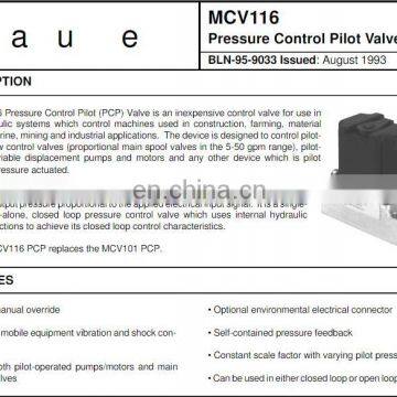 Sauer Danfoss MCV MCV116 Series MCV116A3201 MCV116A3203 MCV116A3204 Hydraulic Control Valve SANY photo-3