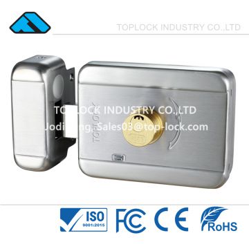 12V Electric Lock for Gate Motor Lock with Access Control Feeback Button