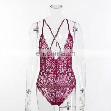 2021 New Arrival Women's Sleepwear Lingerie Sexy Hot Transparent Sexy Woman Lingeries Women One Piece Body Suit photo-7