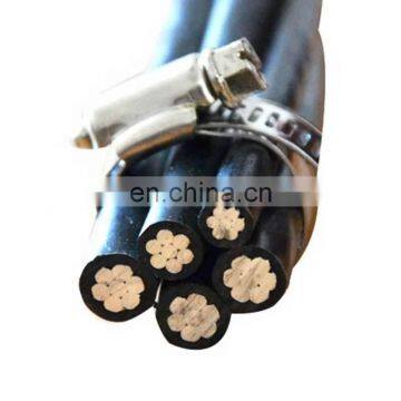 35MM 25MM 16MM Sizes XLPE Overhead Messenger Aluminium Wire 33kv ABC Aerial Bundle Cable photo-2