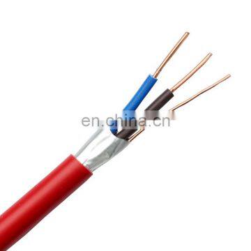 High Quality 2c 1.5mm 2.5mm 18 AWG Copper Shielded Red Fire Alarm Cable for Fire Alarm System photo-3